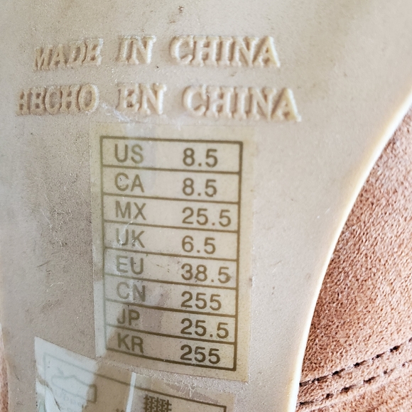 🌟3 for $25-Light brown suede high heels - Picture 7 of 7